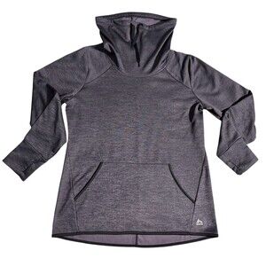 RBX PERFORMANCE Workout Top Long Sleeve Size L Active in Dark Gray Turtleneck